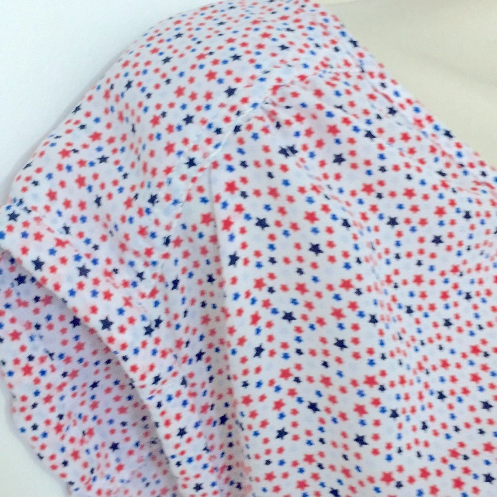 Patriotic 4th of July starry top